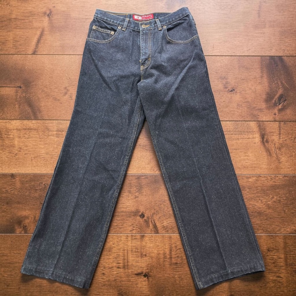 Vintage Sergio Valente Indigo Straight Leg Jeans Mens  Dark Wash Denim W30xL27